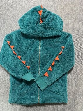 Hanna Andersson fleece dinosaur jacket
